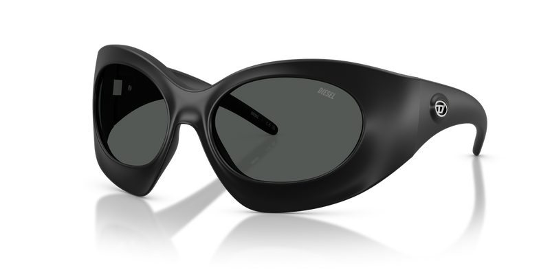 Diesel DL3014U in Matte Black - Front View