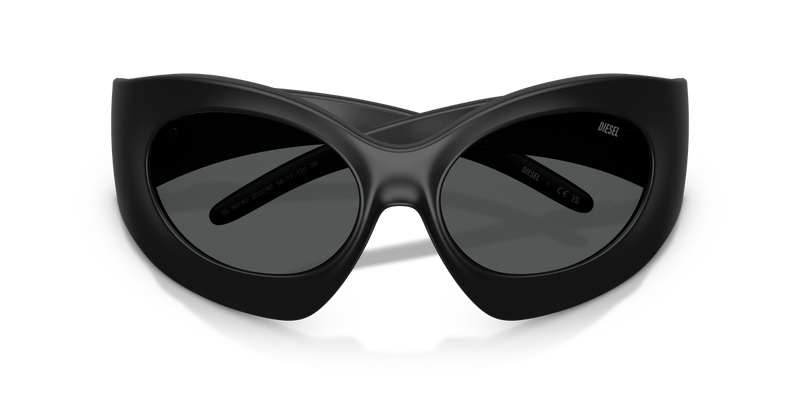 Diesel DL3014U in Matte Black - Side View