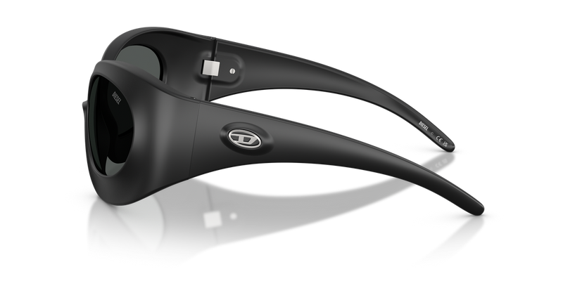 Diesel DL3014U in Matte Black - Back View