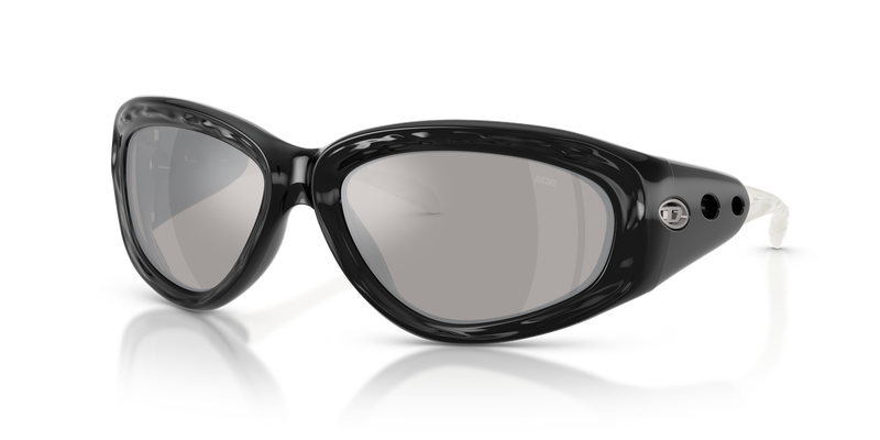 Diesel DL3015U in Crystal/Black - Front View
