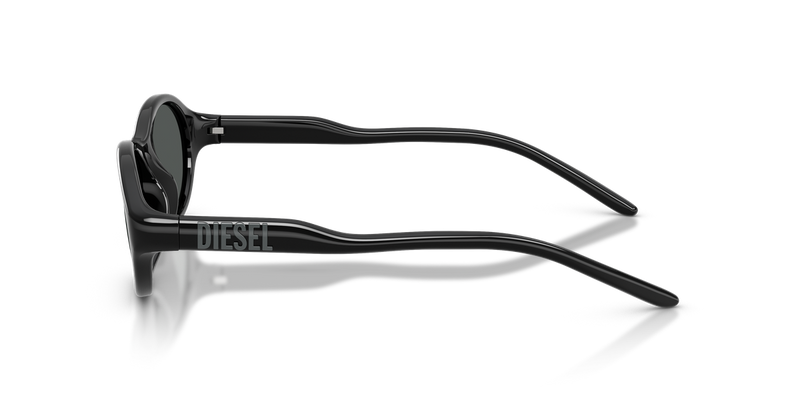 Diesel DL3024U in Solid Black - Back View
