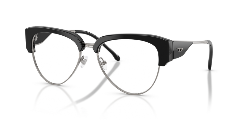Diesel DL4023 in Black/Grey - Front View