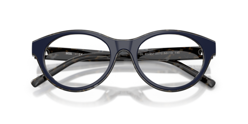 Diesel DL4028U in Top Blue/Blue Havana - Alternate View