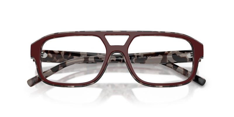 Diesel DL4029U in Top Burgundy Havana Grey - Alternate View
