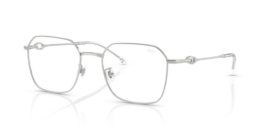 Diesel DL5012D - Shiny Silver / Demo Lens (1001)