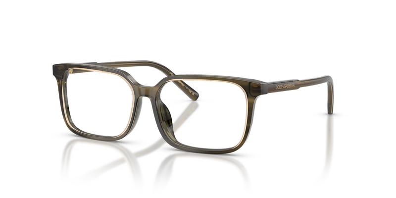 Dolce & Gabbana Kids 0DX3003 in Transparent Green/Striped Green - Alternate View
