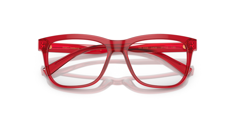 Dolce & Gabbana Kids 0DX3356 in Transparent Red - Alternate View
