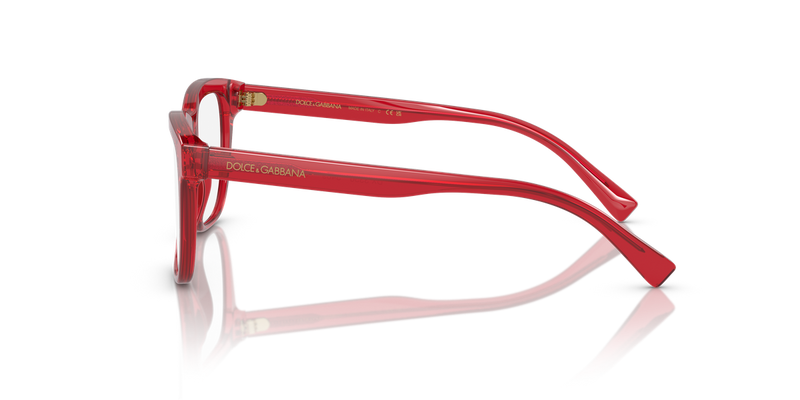 Dolce & Gabbana Kids 0DX3356 in Transparent Red - Alternate View
