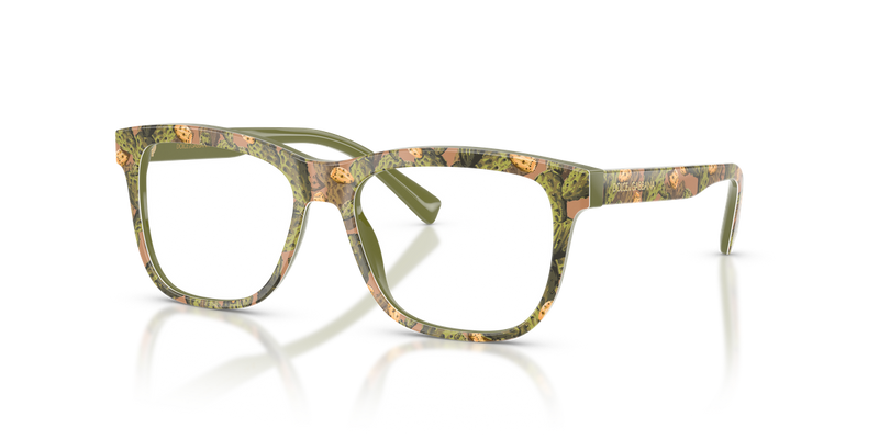 Dolce & Gabbana Kids 0DX3356 in Print Green Figs - Front View
