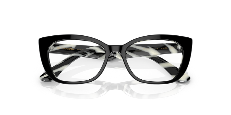 Dolce & Gabbana Kids 0DX3357 in Black On Zebra - Alternate View