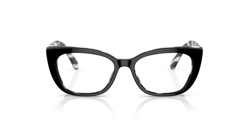 Dolce & Gabbana Kids 0DX3357 in Black On Zebra - Alternate View