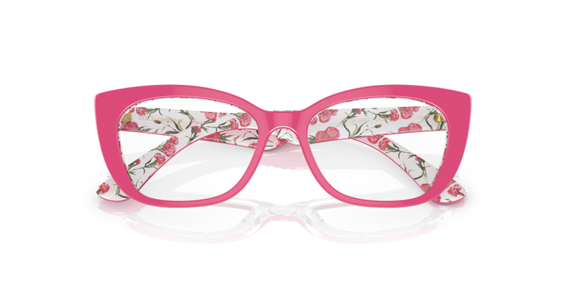 Dolce & Gabbana Kids 0DX3357 in Pink On Pink Flowers - Alternate View