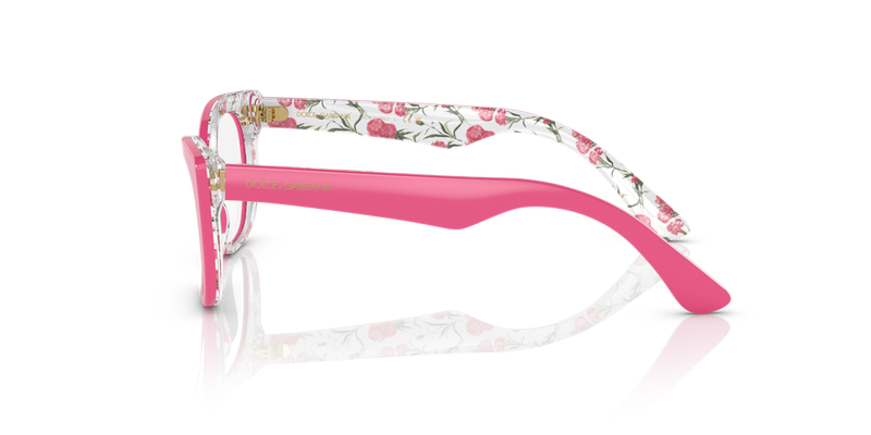 Dolce & Gabbana Kids 0DX3357 in Pink On Pink Flowers - Alternate View