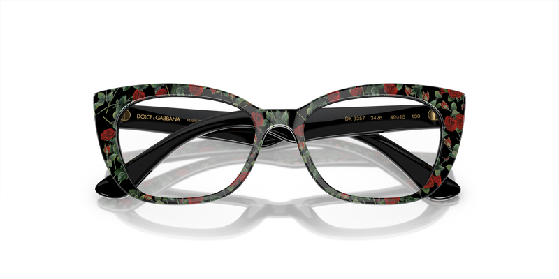 Dolce & Gabbana Kids 0DX3357 in Red Roses - Alternate View