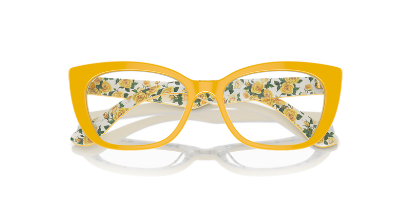 Dolce & Gabbana Kids 0DX3357 in Yellow On Yellow Roses - Alternate View