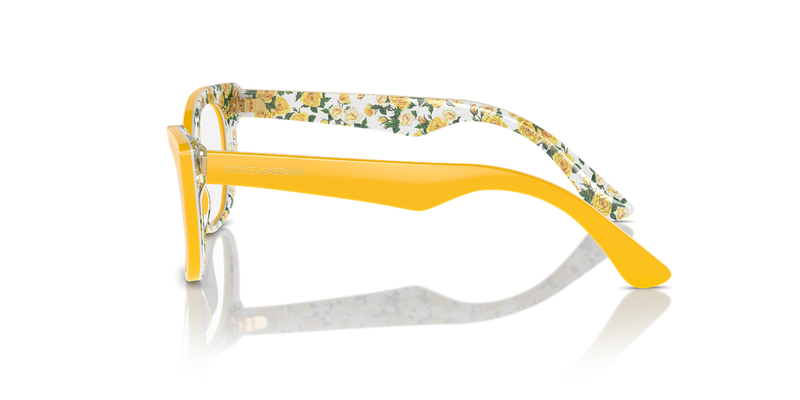 Dolce & Gabbana Kids 0DX3357 in Yellow On Yellow Roses - Alternate View