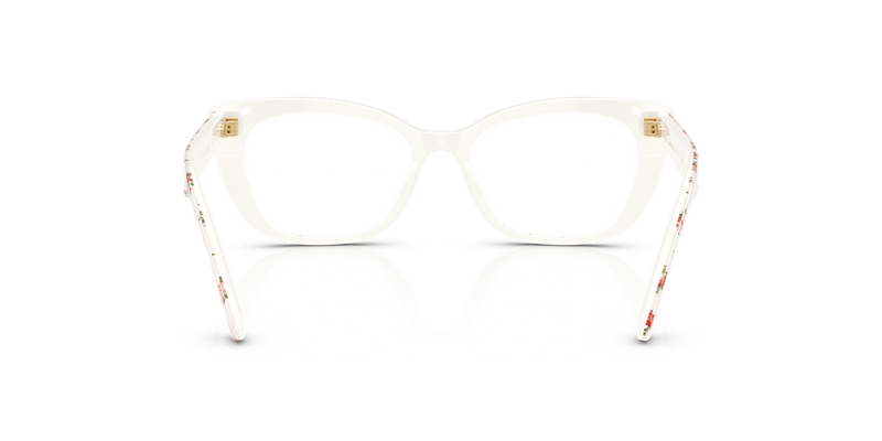 Dolce & Gabbana Kids 0DX3357 in Print White Roses - Temple Detail