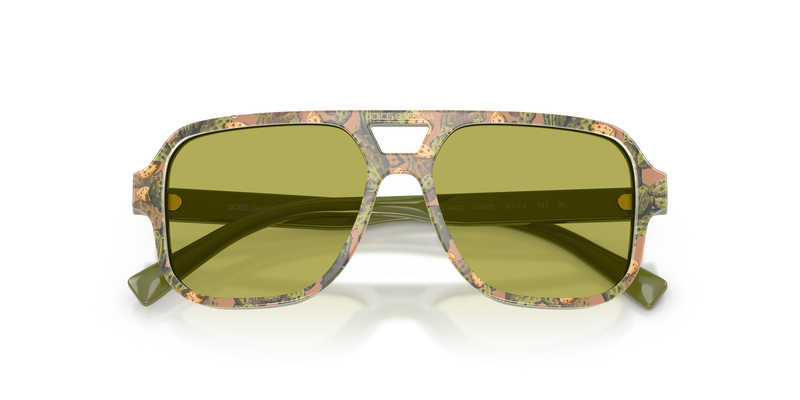 Dolce & Gabbana Kids 0DX4003 in Print Green Figs - Side View