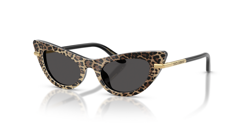 Dolce & Gabbana Kids 0DX4008 in Leo Brown On Black - Alternate View