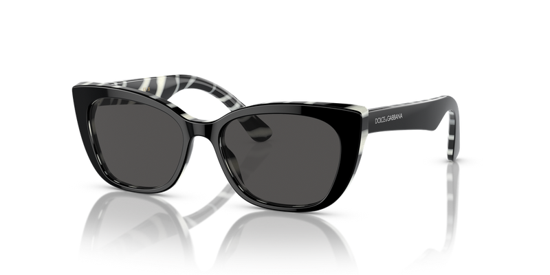 Dolce & Gabbana Kids 0DX4427 in Black On Zebra - Alternate View