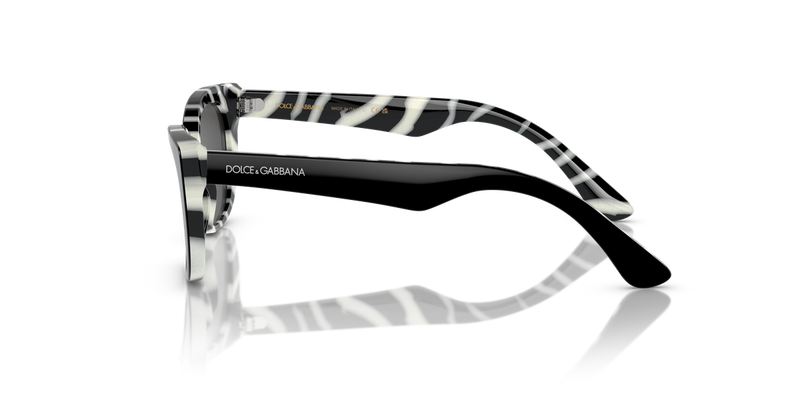 Dolce & Gabbana Kids 0DX4427 in Black On Zebra - Alternate View