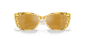 Yellow Maiolica / Brown Mirror Gold (34347P)