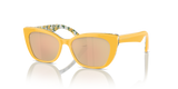 Yellow On Yellow Roses / Orange Mirror Pink (34437J)
