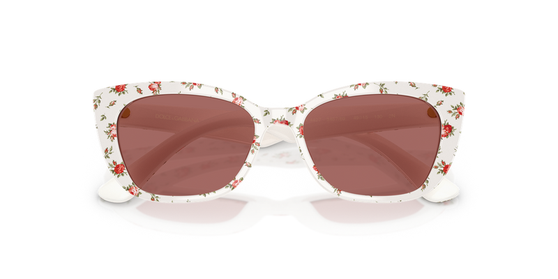 Dolce & Gabbana Kids 0DX4427 in Print White Roses - Side View