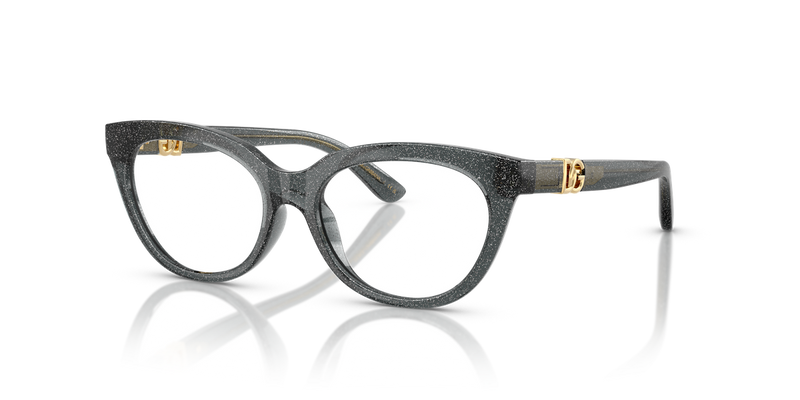 Dolce & Gabbana Kids 0DX5005U in Glitter Black - Alternate View