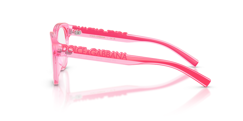 Dolce & Gabbana Kids 0DX5007 in Transparent Pink - Alternate View