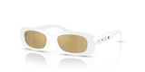 White / Brown Mirror Gold (33127P)