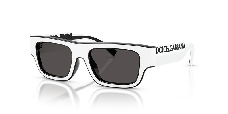 Dolce & Gabbana Kids 0DX6011 in White/Black - Front View