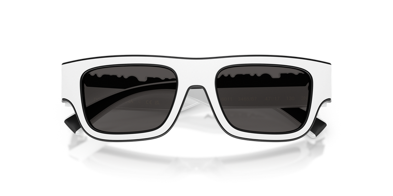 Dolce & Gabbana Kids 0DX6011 in White/Black - Side View