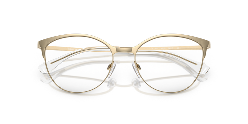 Emporio Armani EA1087 in Shiny Pale Gold - Side View