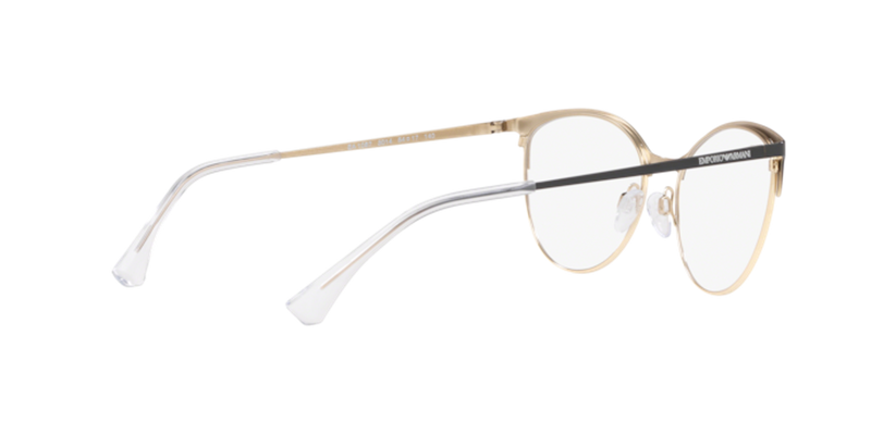 Emporio Armani EA1087 in Shiny Black & Pale Gold - Alternate View