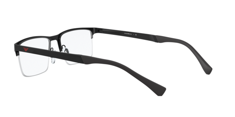 Emporio Armani EA1110D in Rubber Black - Side View
