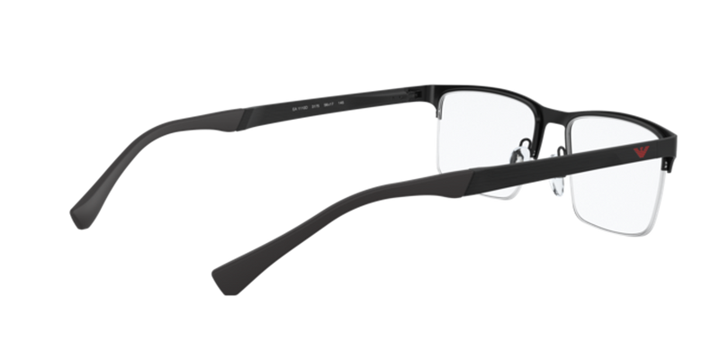 Emporio Armani EA1110D in Rubber Black - Temple Detail