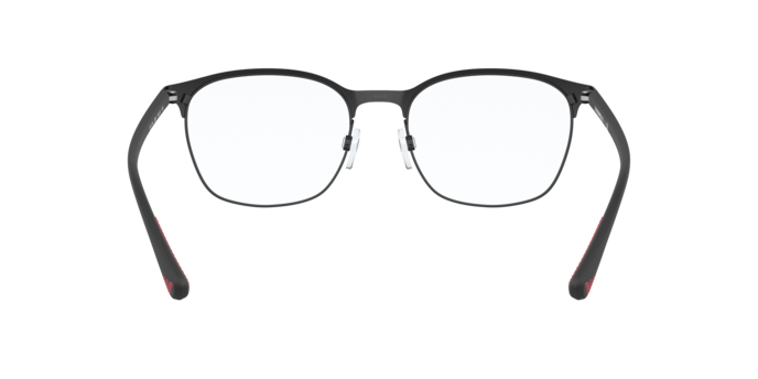 Emporio Armani EA1114 in Matte Black / Demo Lens (3001) - Back View