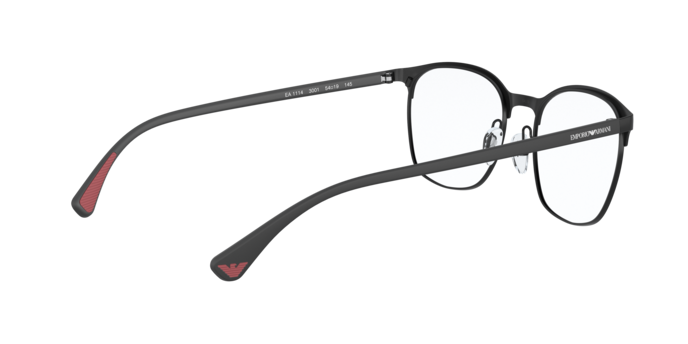 Emporio Armani EA1114 in Matte Black / Demo Lens (3001) - Temple Detail