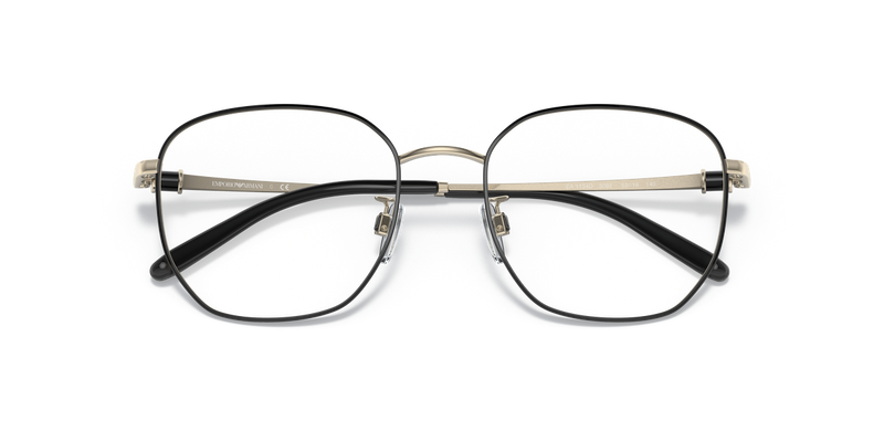 Emporio Armani EA1134D in Shiny Pale Gold/Black / Demo Lens (3082) - Side View