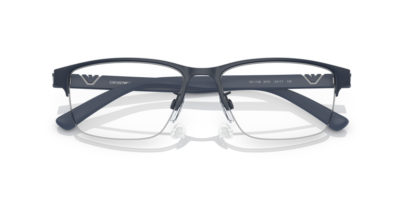 Emporio Armani EA1138 in Matte Blue / Demo Lens (3018) - Alternate View