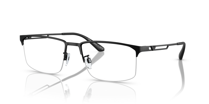 Emporio Armani EA1143 in Matte Black - Front View