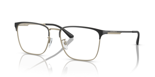 Emporio Armani EA1146D - Matte Black/Pale Gold / Demo Lens (3001)