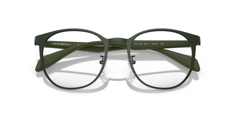 Emporio Armani EA1148 in Matte Green / Demo Lens (3017) - Alternate View