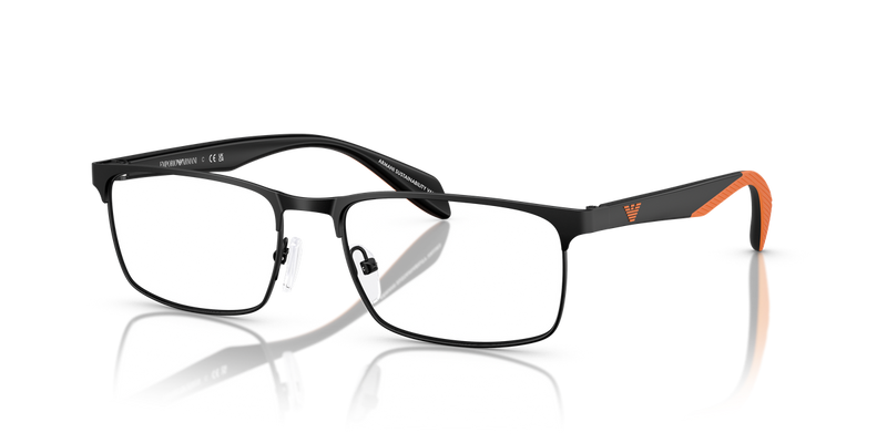 Emporio Armani EA1149 in Matte Black / Demo Lens (3226) - Alternate View