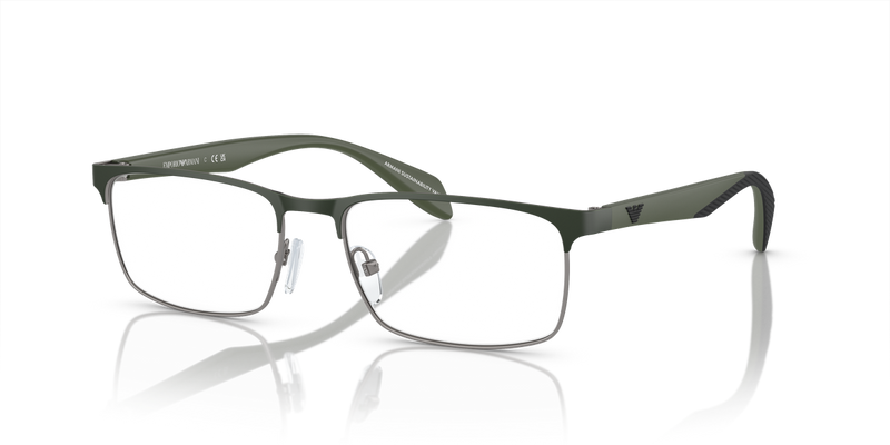 Emporio Armani EA1149 in Matte Gunmetal/Green / Demo Lens (3367) - Alternate View