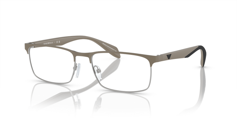 Emporio Armani EA1149 in Matte Silver/Mud / Demo Lens (3369) - Alternate View