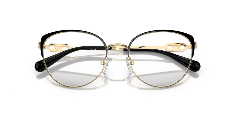 Emporio Armani EA1150 in Shiny Pale Gold/Black - Side View