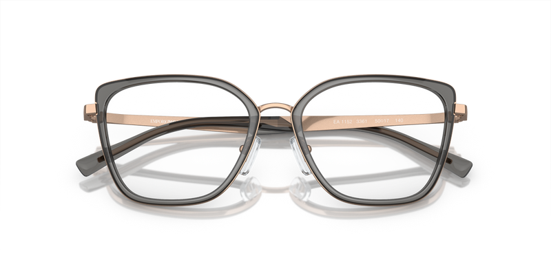Emporio Armani EA1152 in Shiny Rose Gold / Demo Lens (3361) - Side View