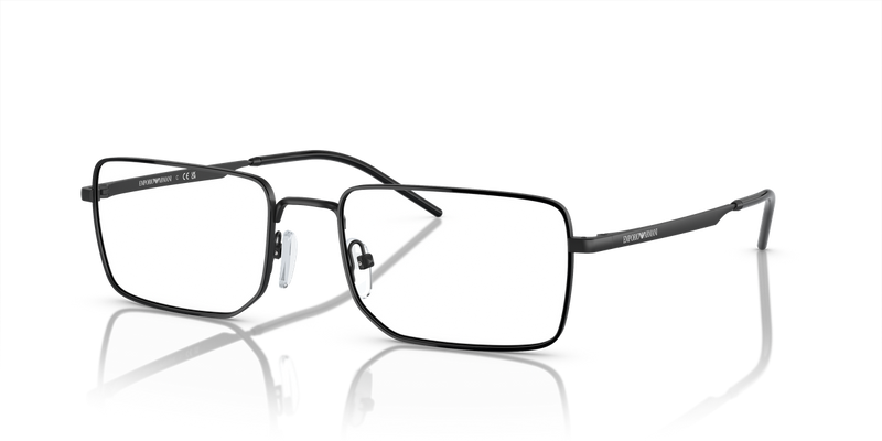 Emporio Armani EA1153 in Matte Black / Demo Lens (3001) - Front View
